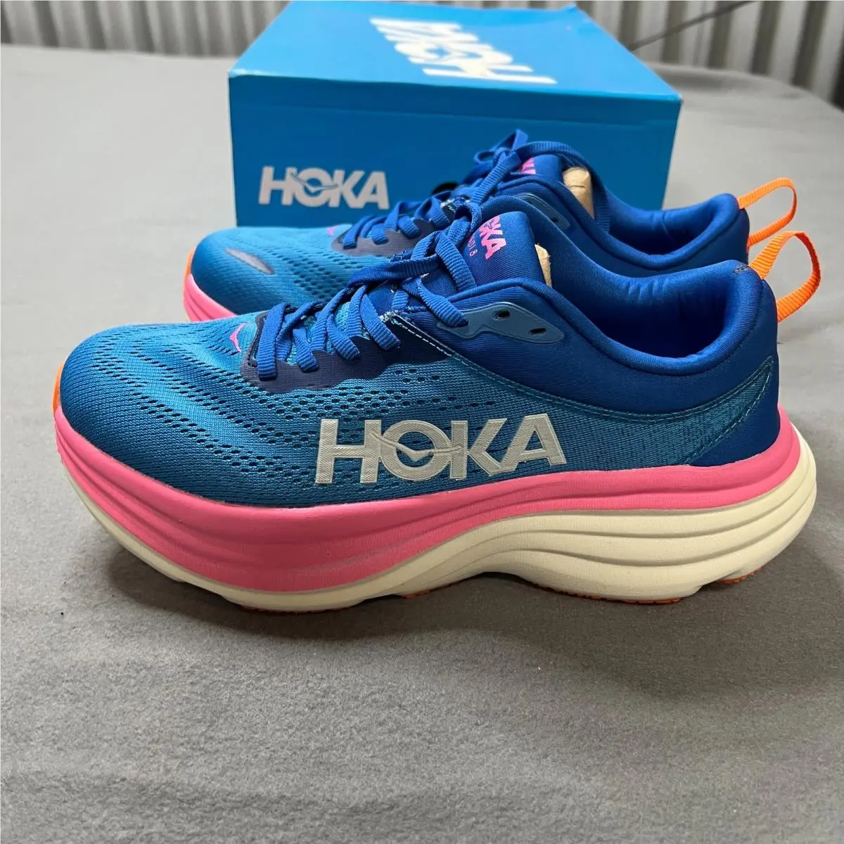 Hoka shoes - Hoka One One Bondi 8 - 1127952 - Blue (UPC: 194715186019) 2