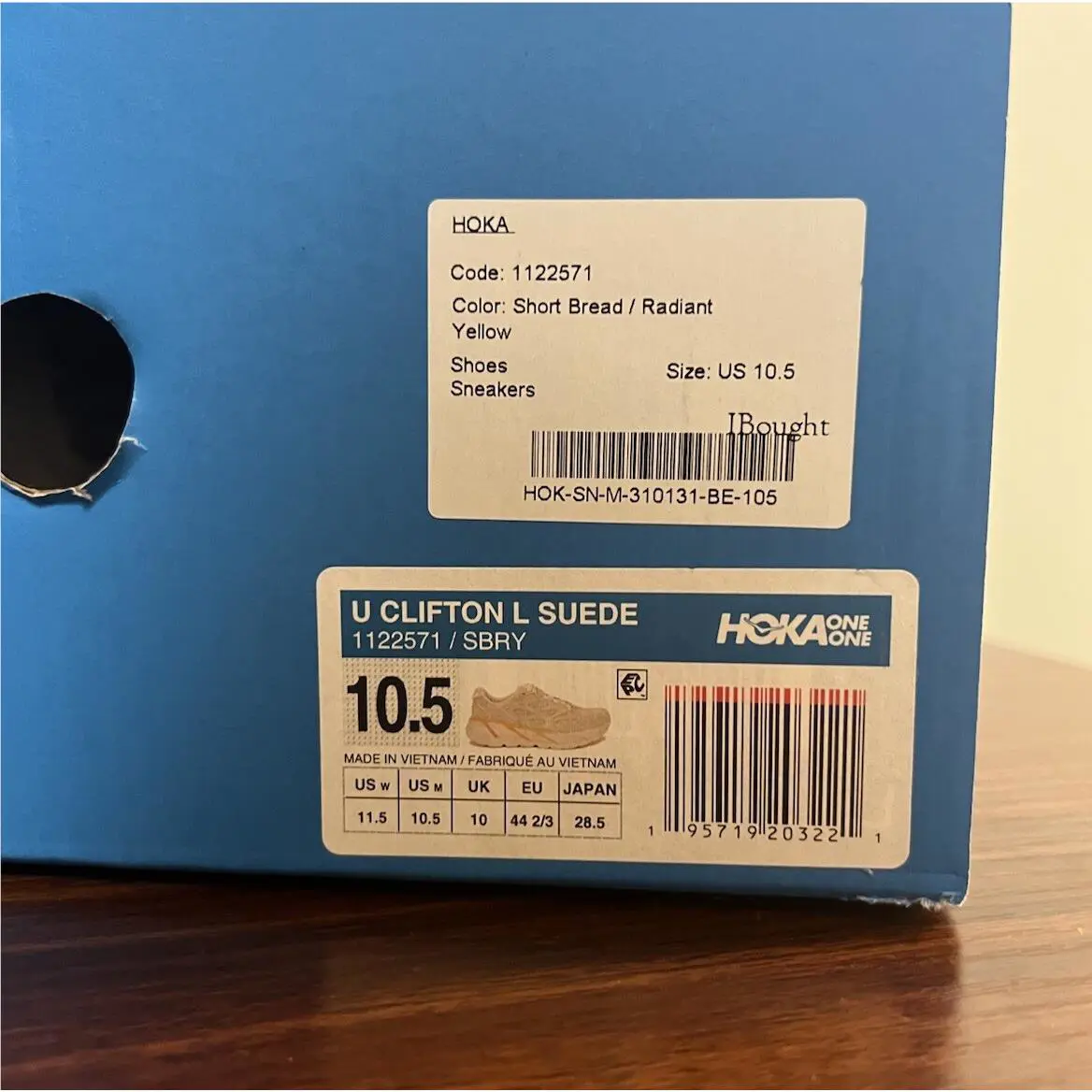 Hoka shoes - Hoka One One Clifton L - 1122571-SBRY - Beige 14