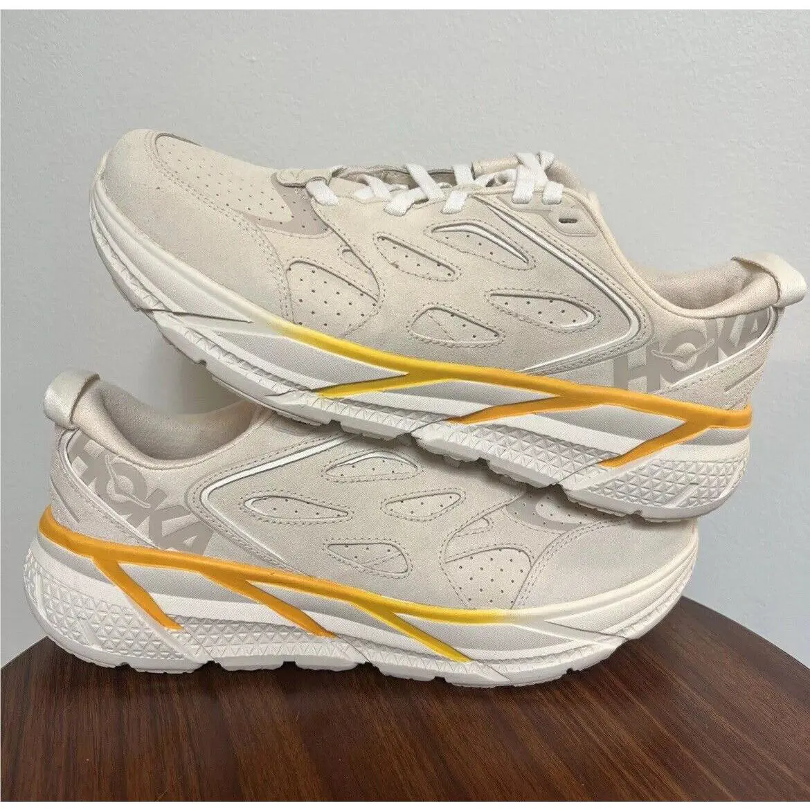 Hoka shoes - Hoka One One Clifton L - 1122571-SBRY - Beige 0