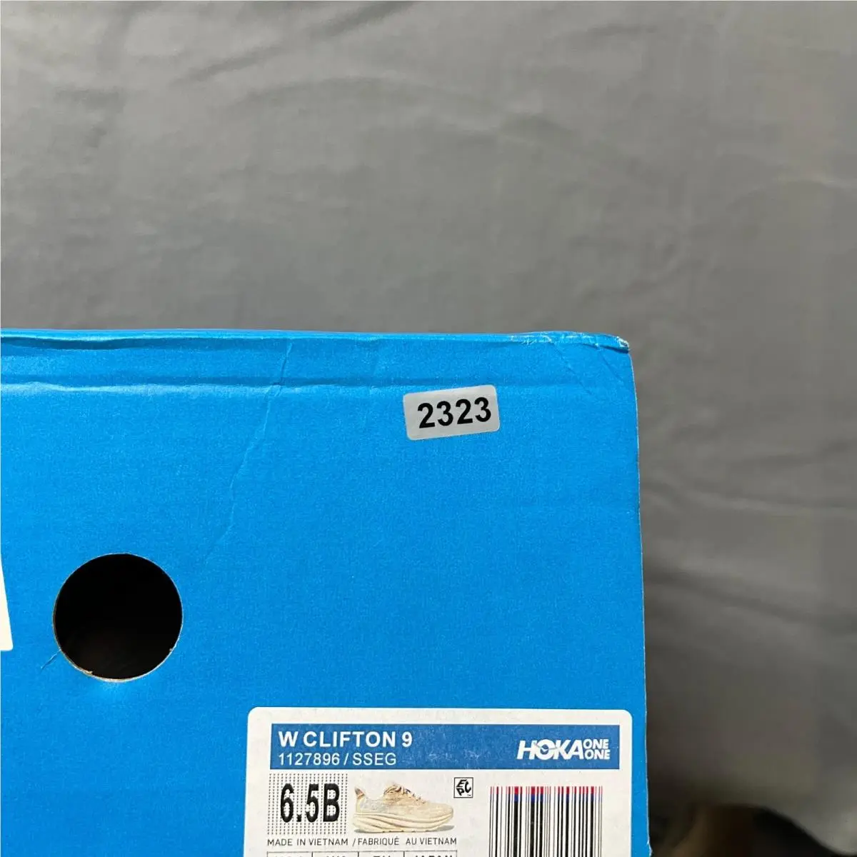 Hoka shoes - Hoka One One Clifton 9 - 1127896 - Beige (UPC: 196568720129) 8