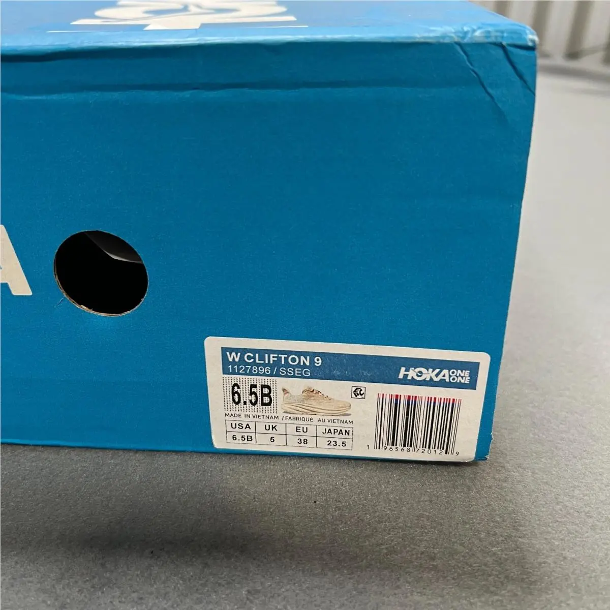 Hoka shoes - Hoka One One Clifton 9 - 1127896 - Beige (UPC: 196568720129) 7