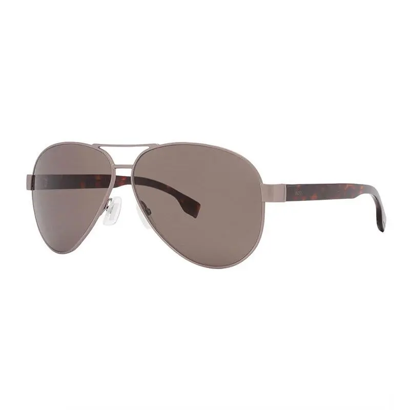 Hugo Boss Boss 1560/O/S 0R81 70 Matte Ruthenium/brown 63-11-140 Sunglasses