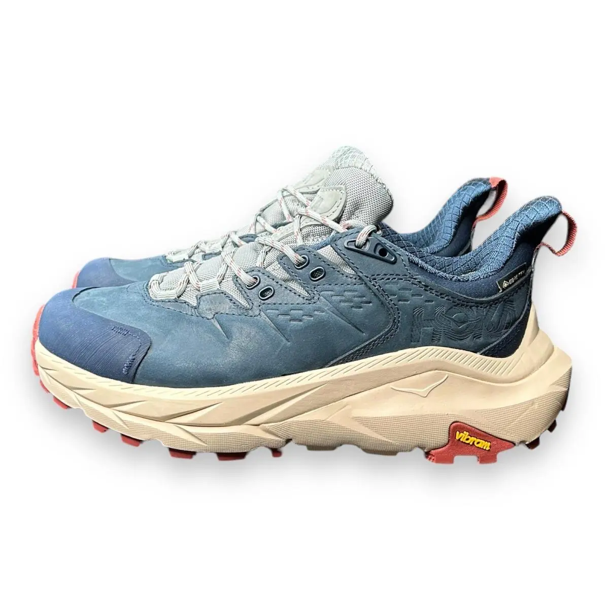 Hoka One One Kaha 2 Low Gtx Men Size 5.5 Womens 7 Limestone Shifting Sand Trail