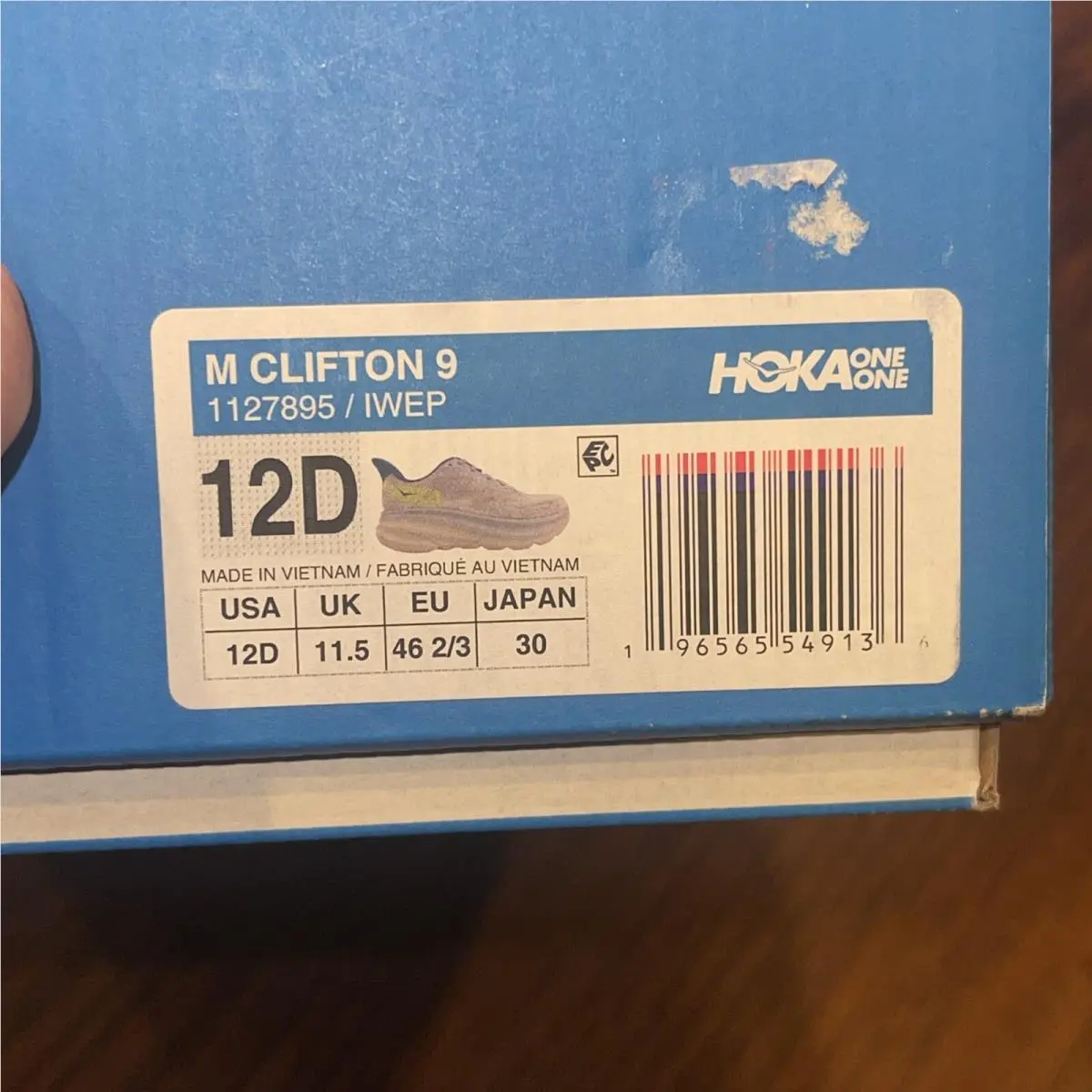 Hoka shoes - Hoka One One Clifton 9 - 1127895 - Blue (UPC: 196565548757) 11