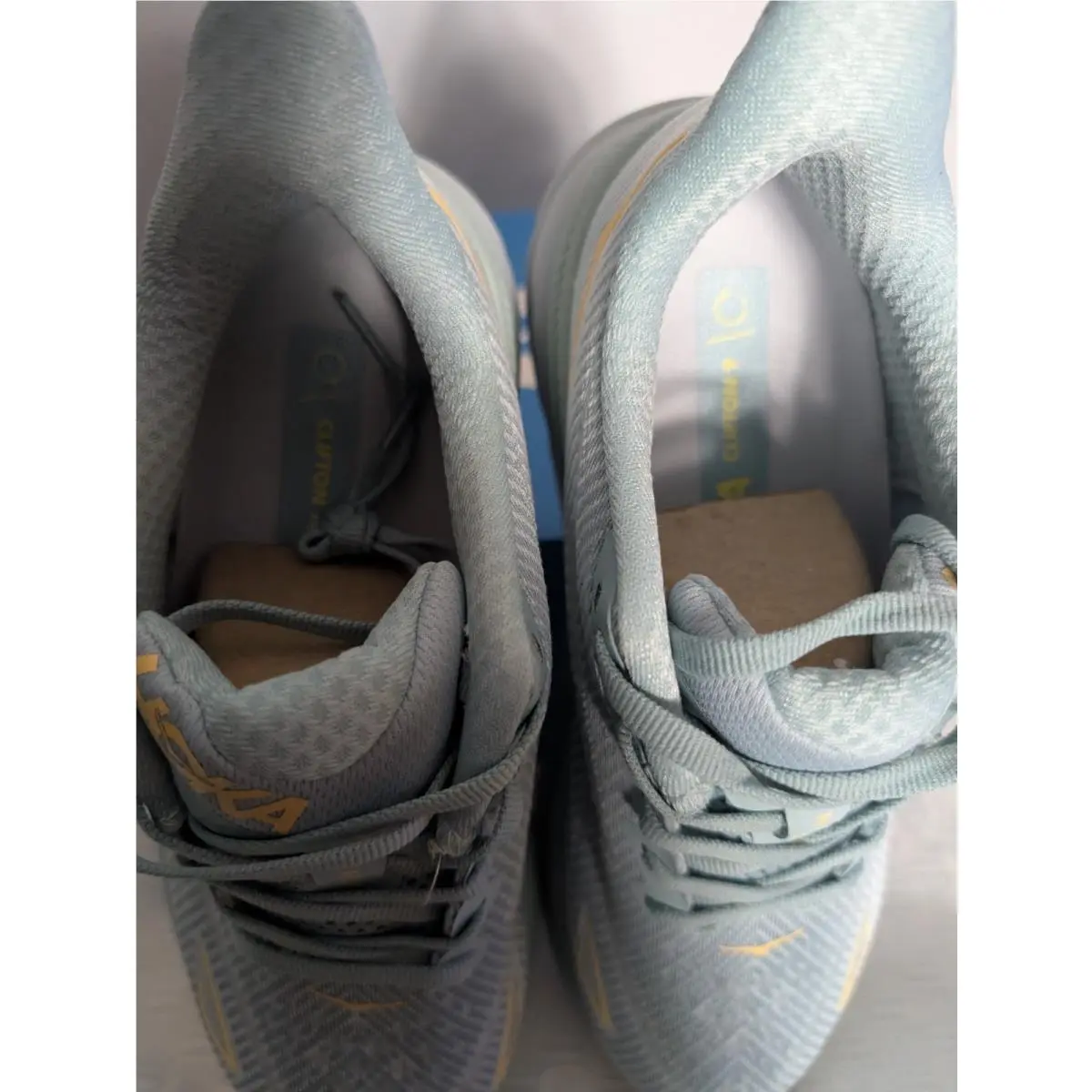 Hoka shoes - HOKA ONE ONE Clifton 9 - 1127895 - Light Blue, Gray, Yellow 9