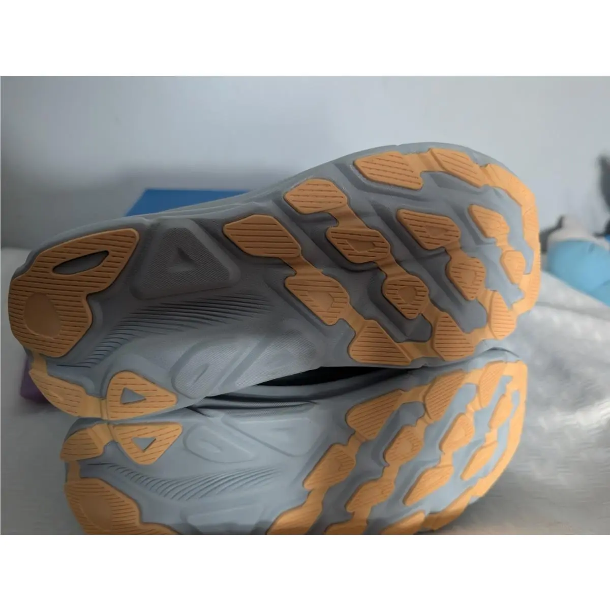 Hoka shoes - HOKA ONE ONE Clifton 9 - 1127895 - Light Blue, Gray, Yellow 7
