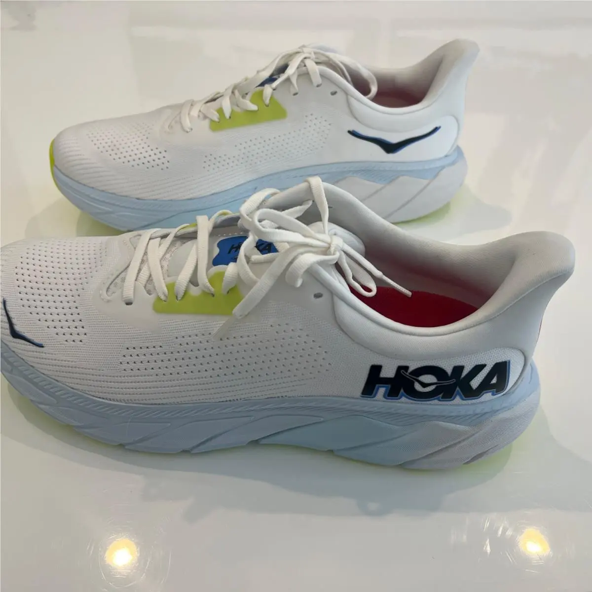 Hoka shoes - HOKA Arahi 7 - Arahi - 1147850-BVR - Blanc De Blanc/Virtual Blue 5