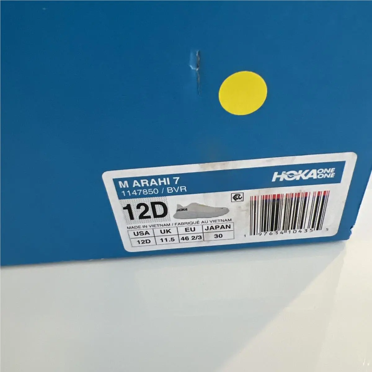 Hoka shoes - HOKA Arahi 7 - Arahi - 1147850-BVR - Blanc De Blanc/Virtual Blue 2