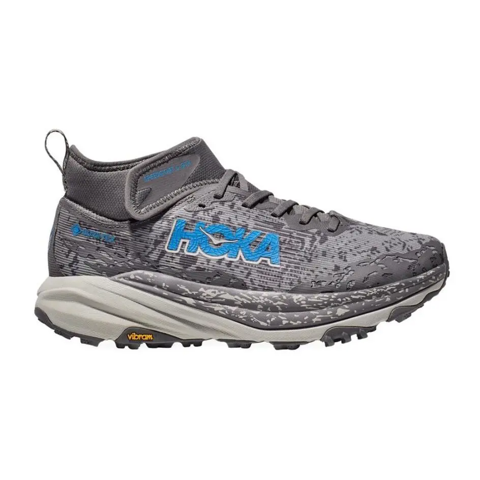 Hoka shoes - HOKA One One Speedgoat 6 Mid GTX - 1155152-SLTG - Satellite Grey Stardust (UPC: 197634478791) 0