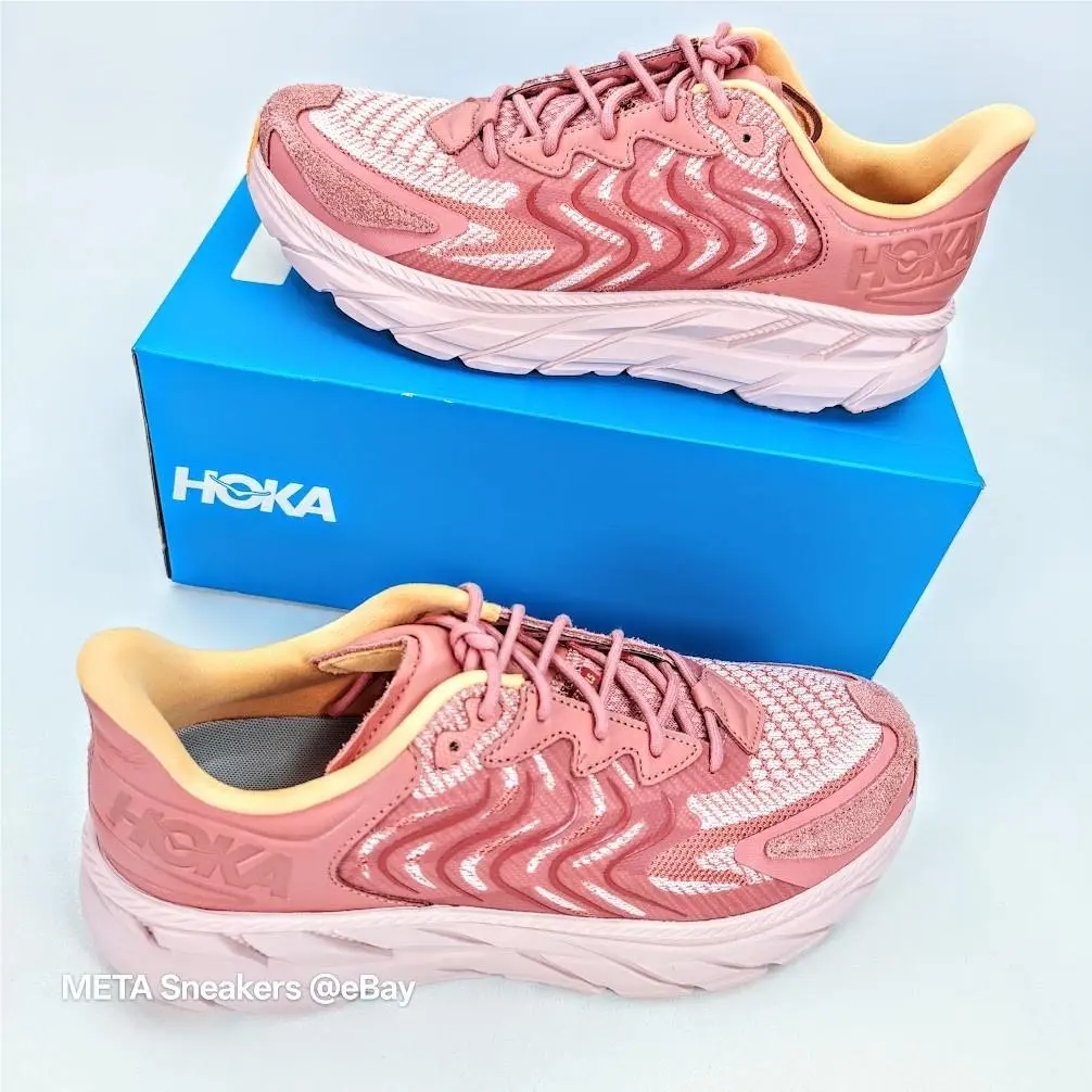 Hoka shoes - Hoka One One Clifton LS Earthenware - 1141550-EPWP - Pink 8