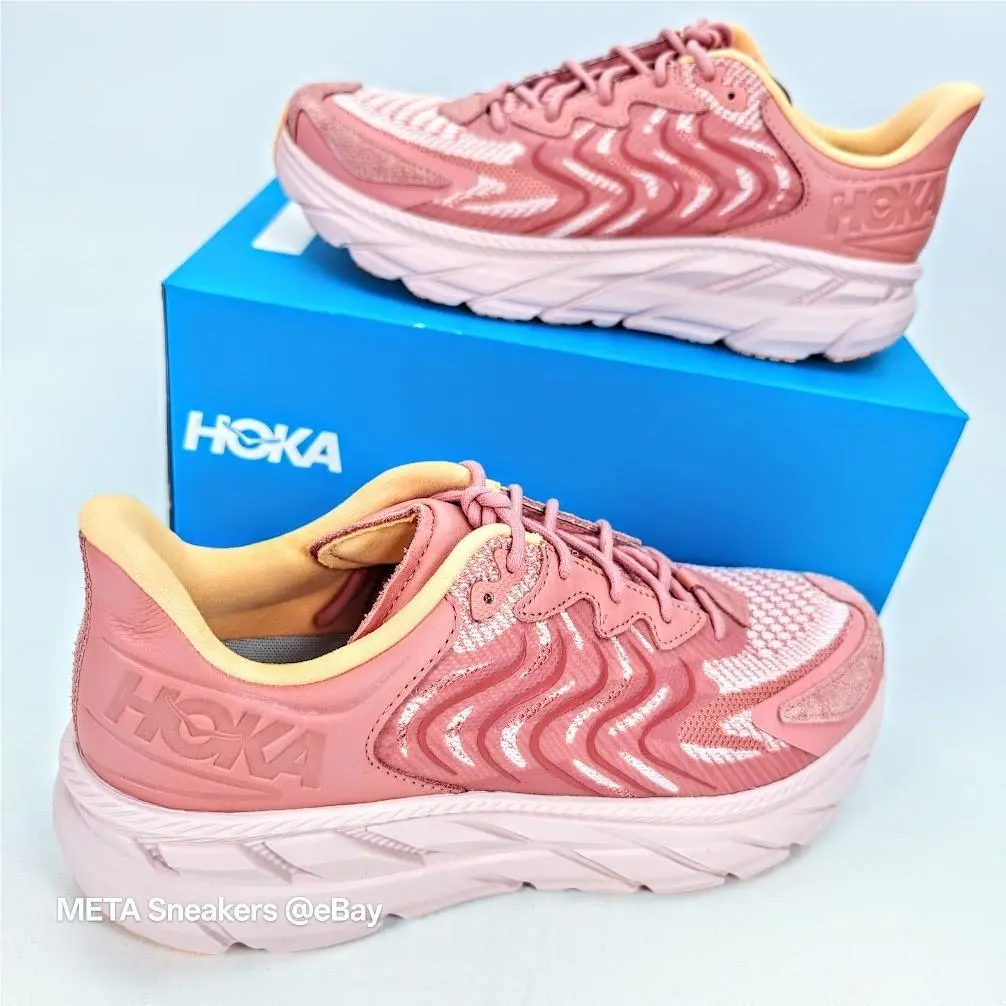 Hoka shoes - Hoka One One Clifton LS Earthenware - 1141550-EPWP - Pink 12