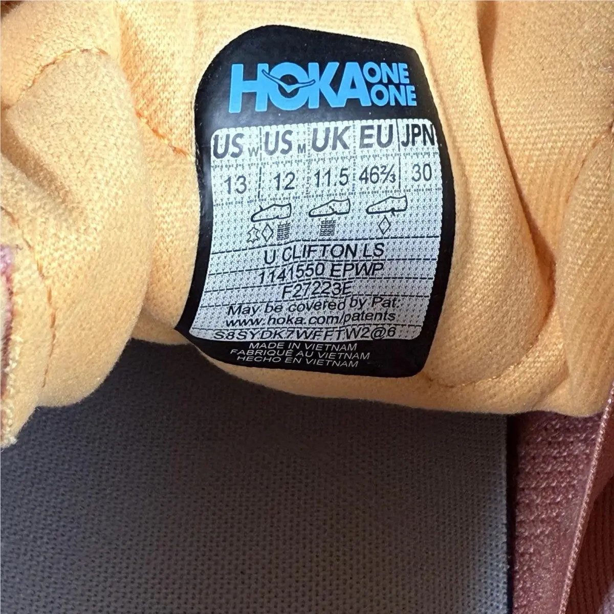Hoka shoes - Hoka One One Clifton LS Earthenware - 1141550-EPWP - Pink 12