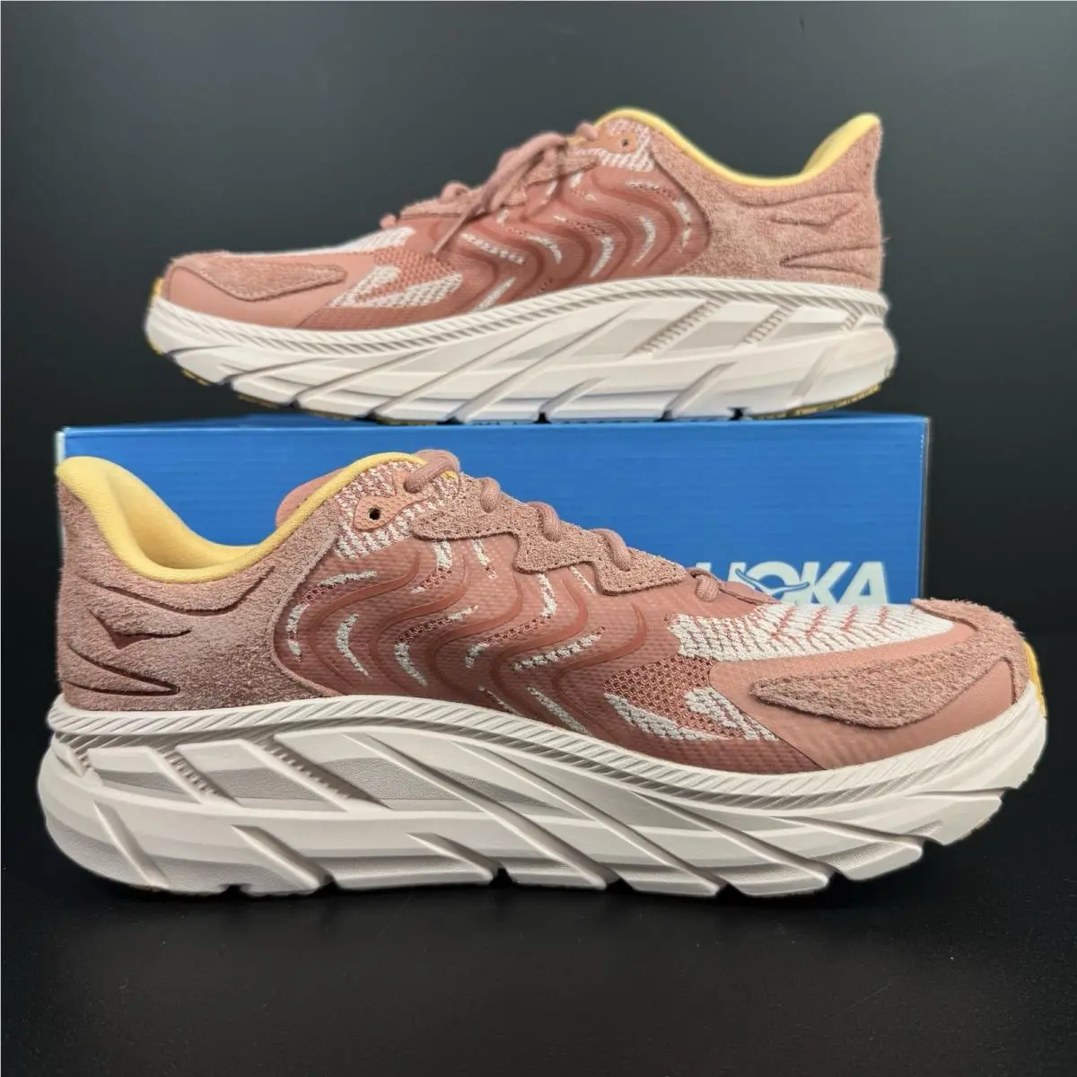 Hoka shoes - Hoka One One Clifton LS Earthenware - 1141550-EPWP - Pink 1