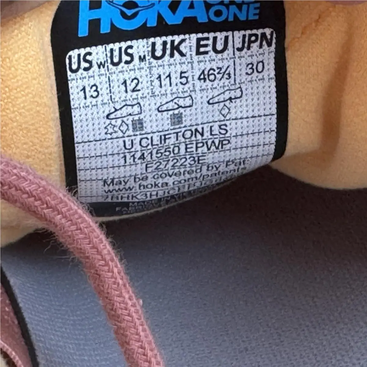 Hoka shoes - Hoka One One Clifton LS Earthenware - 1141550-EPWP - Pink 11