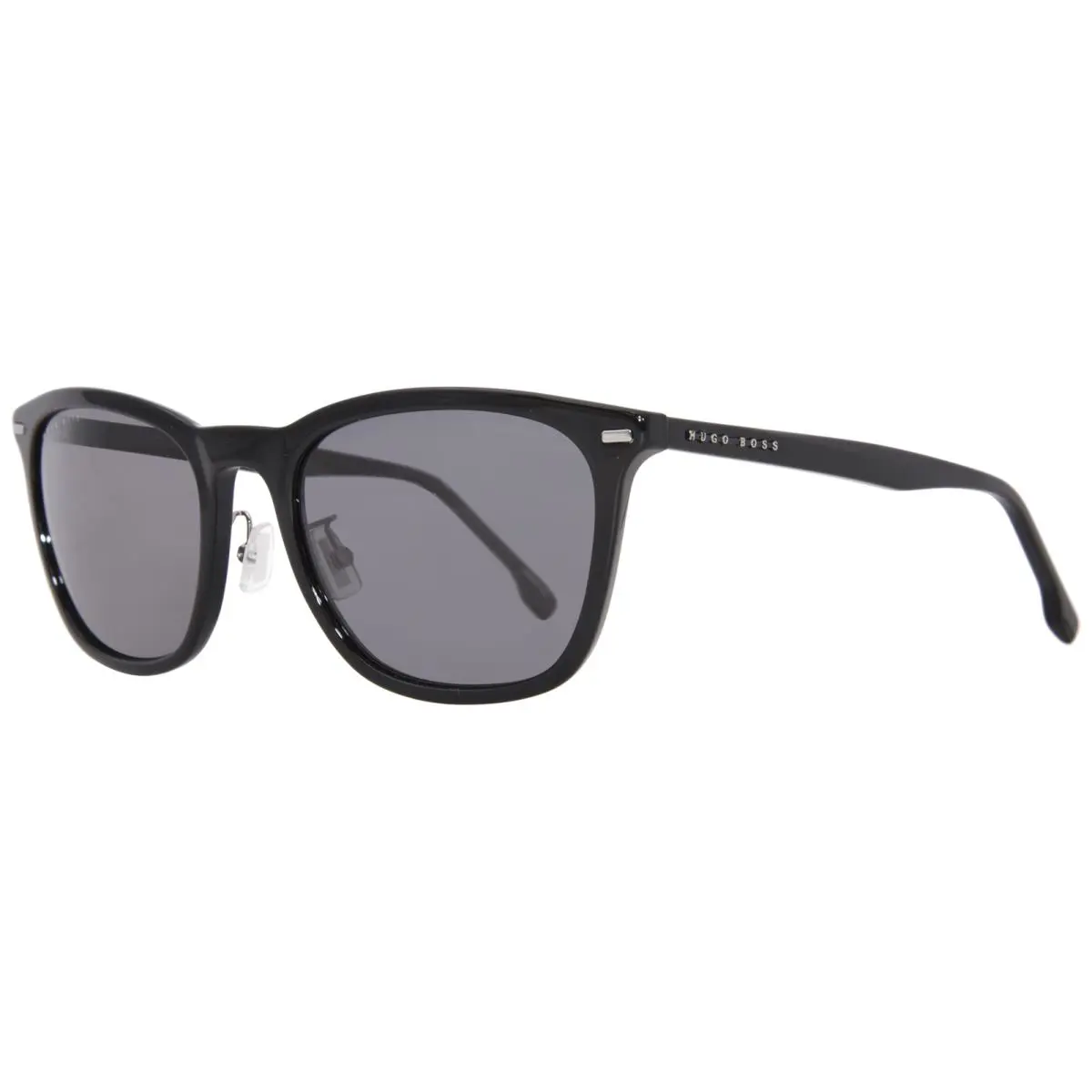 Hugo Boss 1290/F/SK 807/M9 Sunglasses Men`s Black Polarized Grey Lenses 56mm