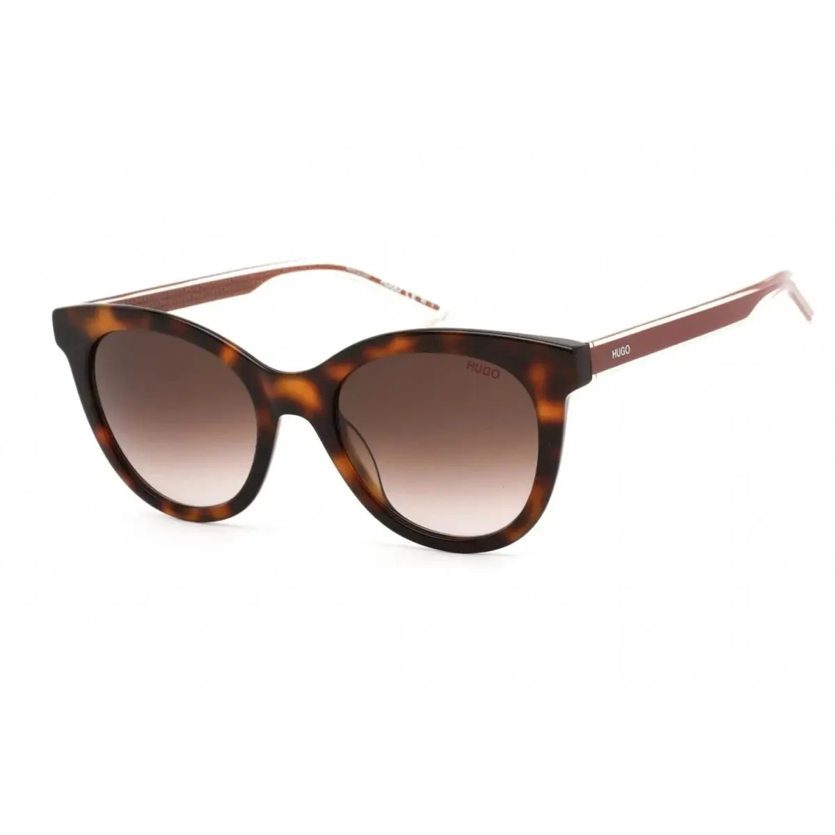 Hugo Boss HG1043 086 Cat Eye Dark Havana Sunglasses Authenic