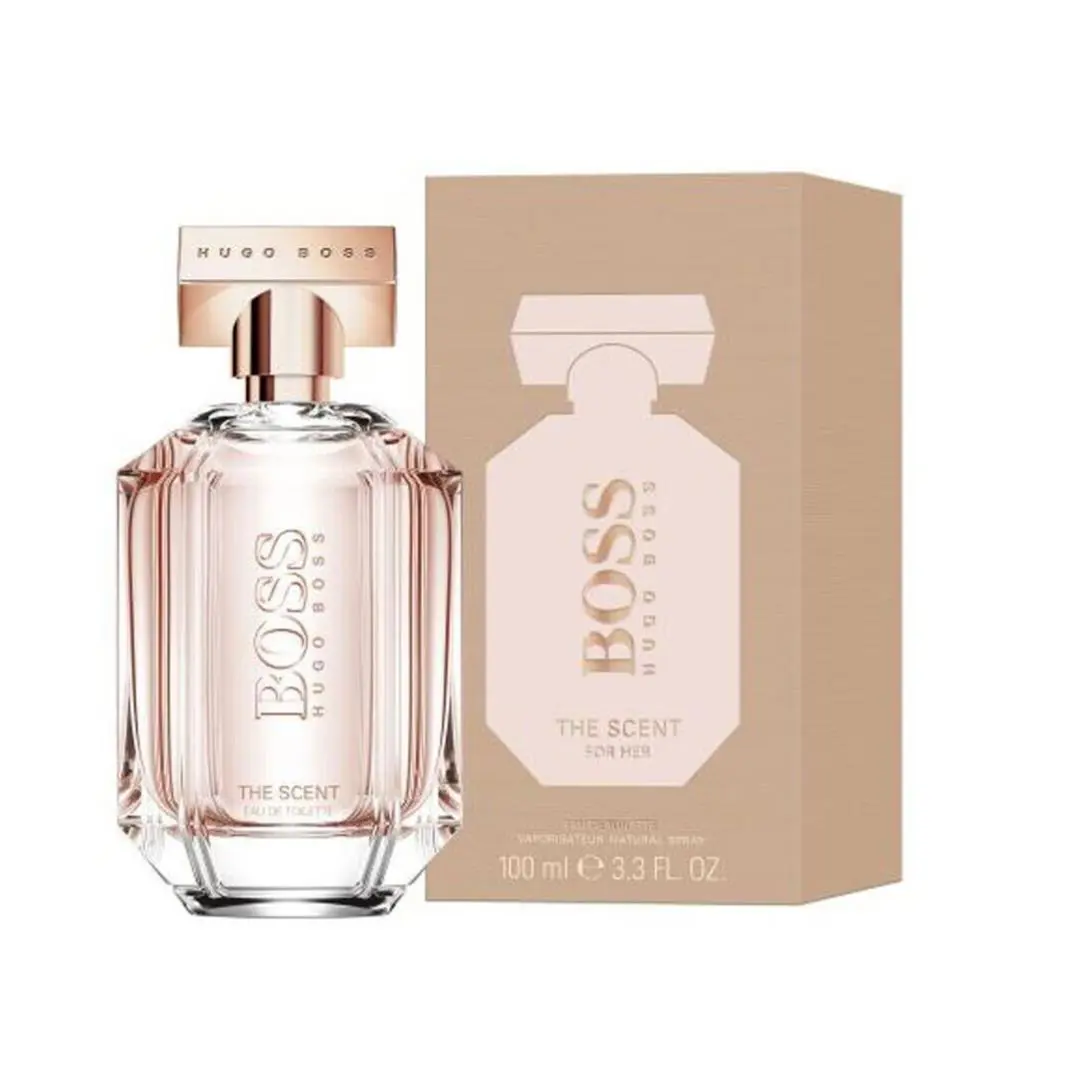 Boss The Scent by Hugo Boss Eau de Toilette Spray For Women 3.3oz Box
