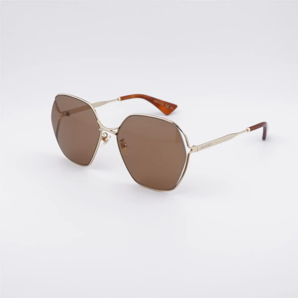 GG0818SA 002 Gold/brown 63-17-140 Sunglasses by Gucci