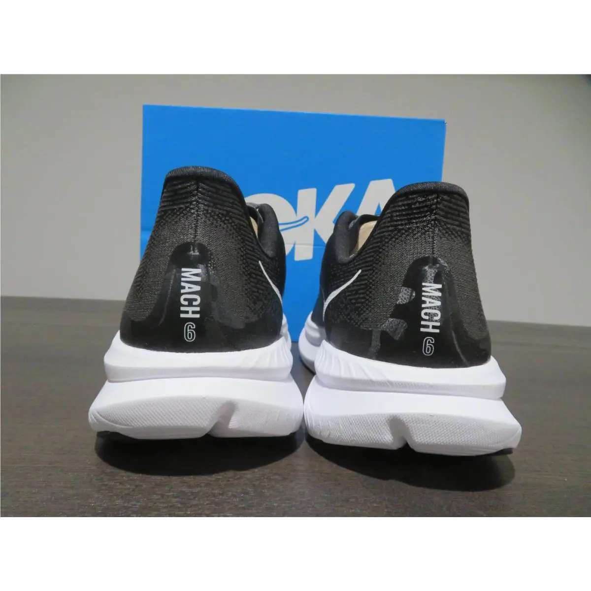 Hoka shoes - Hoka One One Mach 6 - 1147790 BWHT - Black 2
