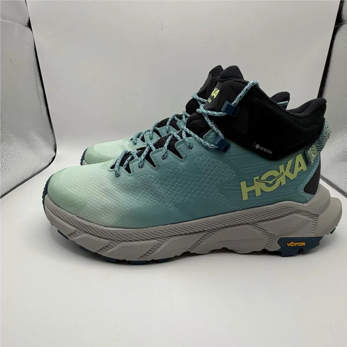 Hoka One One Trail Code Gtx Gore-tex Blue Glass Hiking Shoes Women`s Size 9.5B