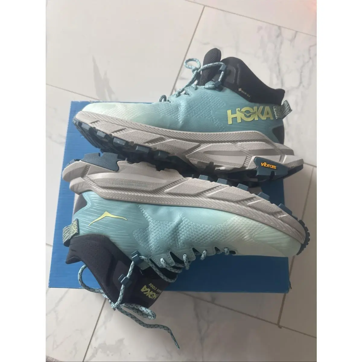 Hoka shoes - Hoka One One Trail Code GTX - 1123166 BGCS - Blue Grass/Coastal Shade (UPC: 195719211011) 5