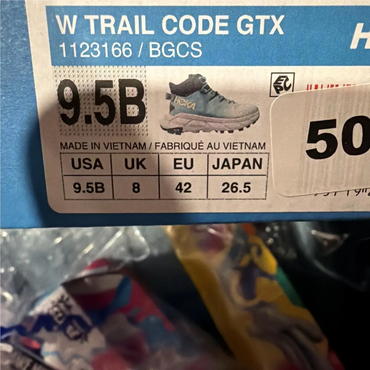 Hoka shoes - Hoka One One Trail Code GTX - 1123166 BGCS - Blue 8