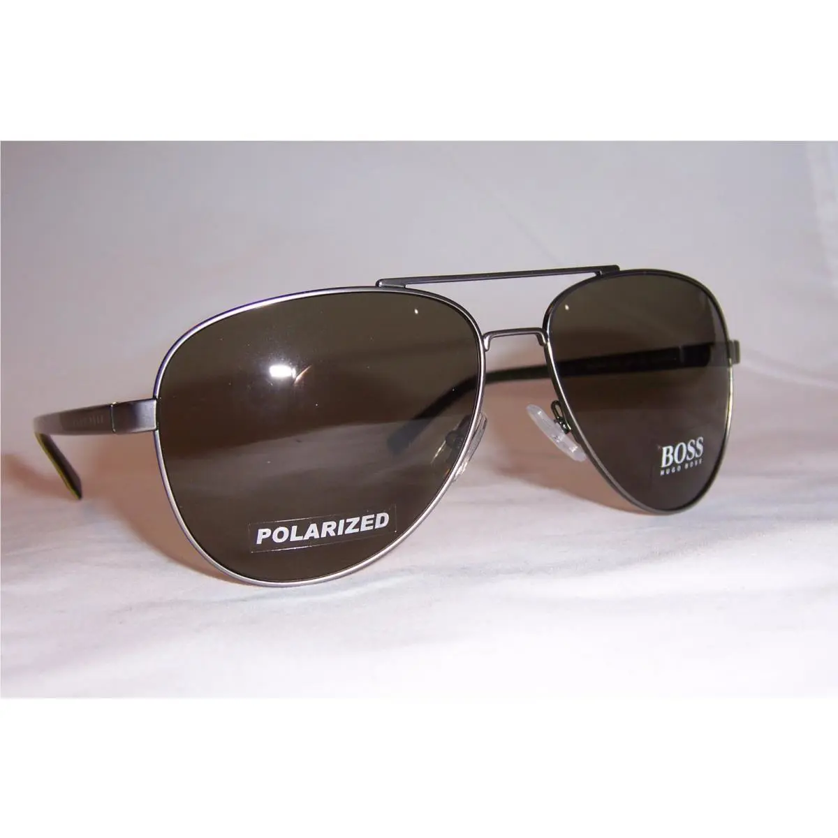 Hugo Boss Sunglasses 0761/S Qji-ds Ruthenium/brown Polarized 761