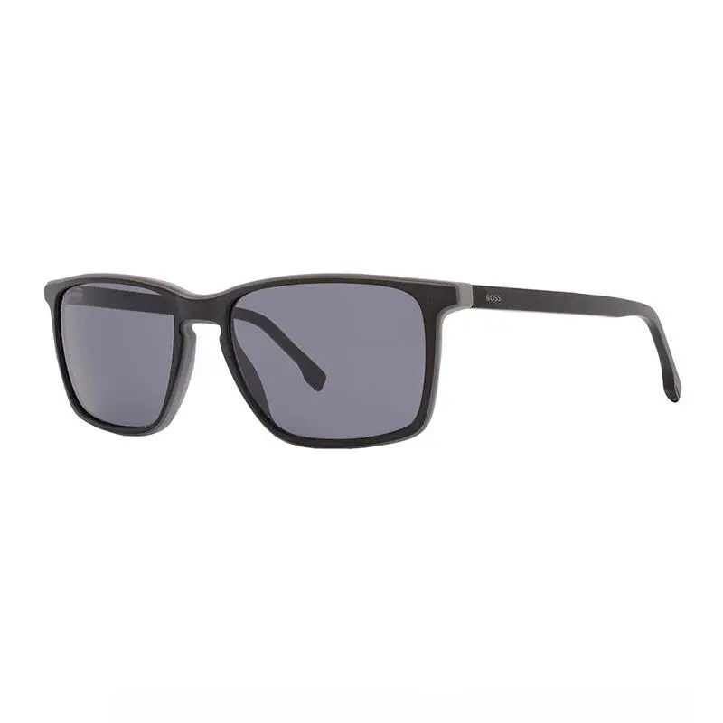 Boss 1556/O/S 0O6W IR Matte Black/grey/grey 57-18-145 Sunglasses by Hugo Boss