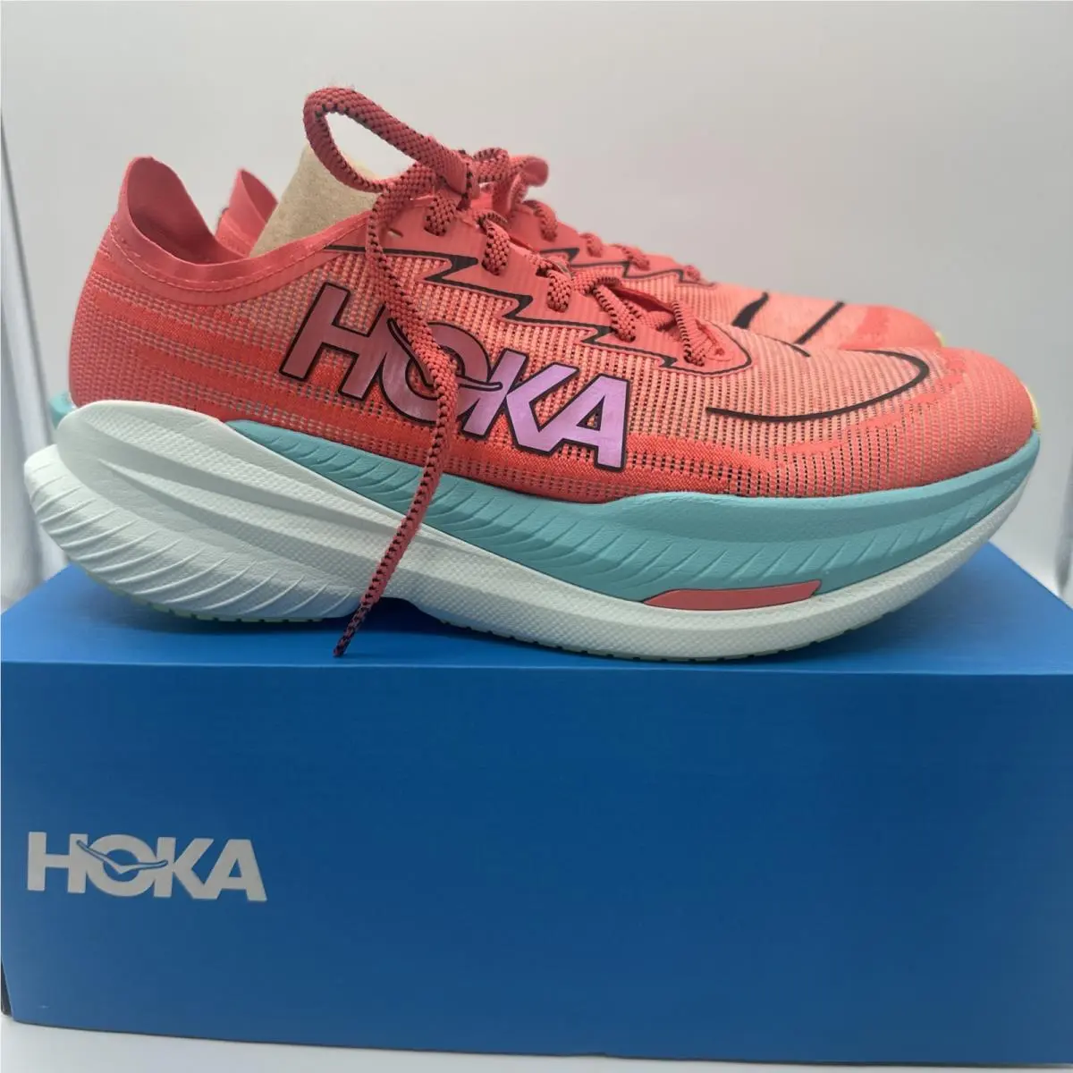 Hoka One One Mach X 2 1155119 Gfrt Grapefruit Coral Men’s