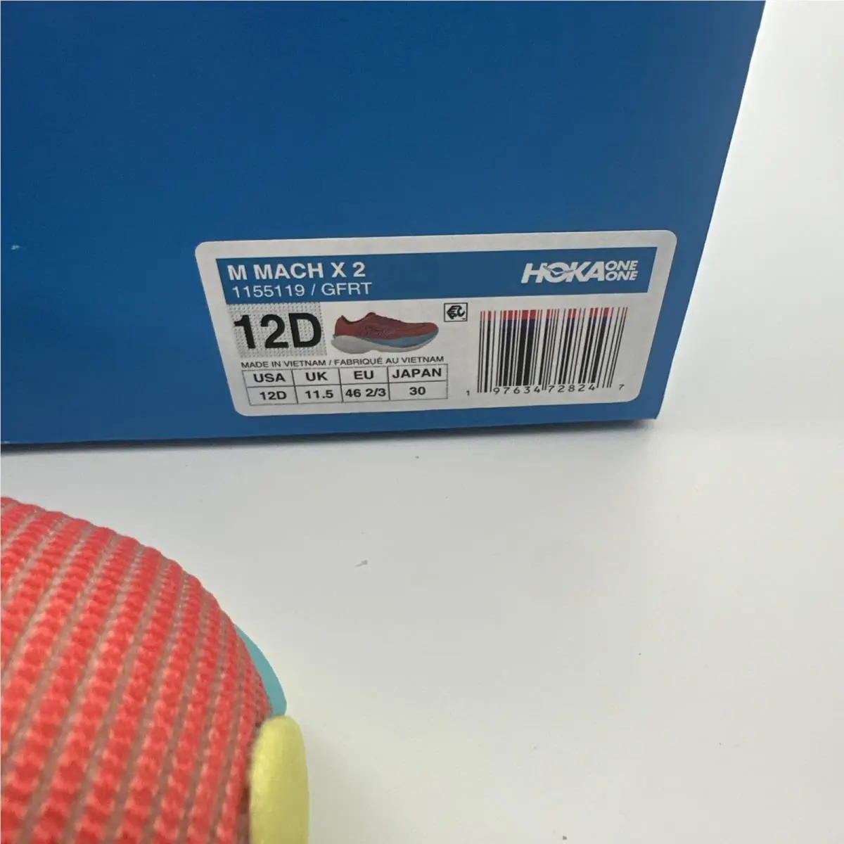 Hoka shoes - Hoka One One Mach X 2 - 1155119-GFRT - Multicolor (UPC: 0197634728247) 7
