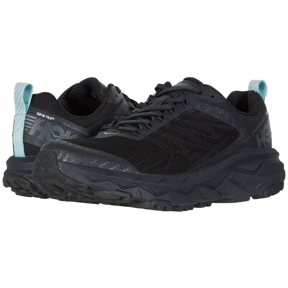 Hoka One One Challenger Atr 5 Gtx Women Trail Sneaker Black Antigua Sand Sz 10.5 - Black / Antigua Sand