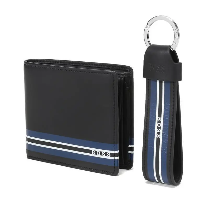 Hugo Boss Mens Wallet Gbg 4CC K Ring Line 50434853001