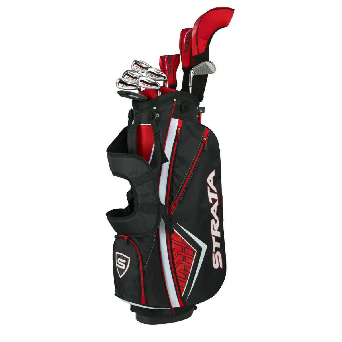 Callaway Strata Plus Mens Complete Package Set - 2019 14 Piece Set - Black & Red