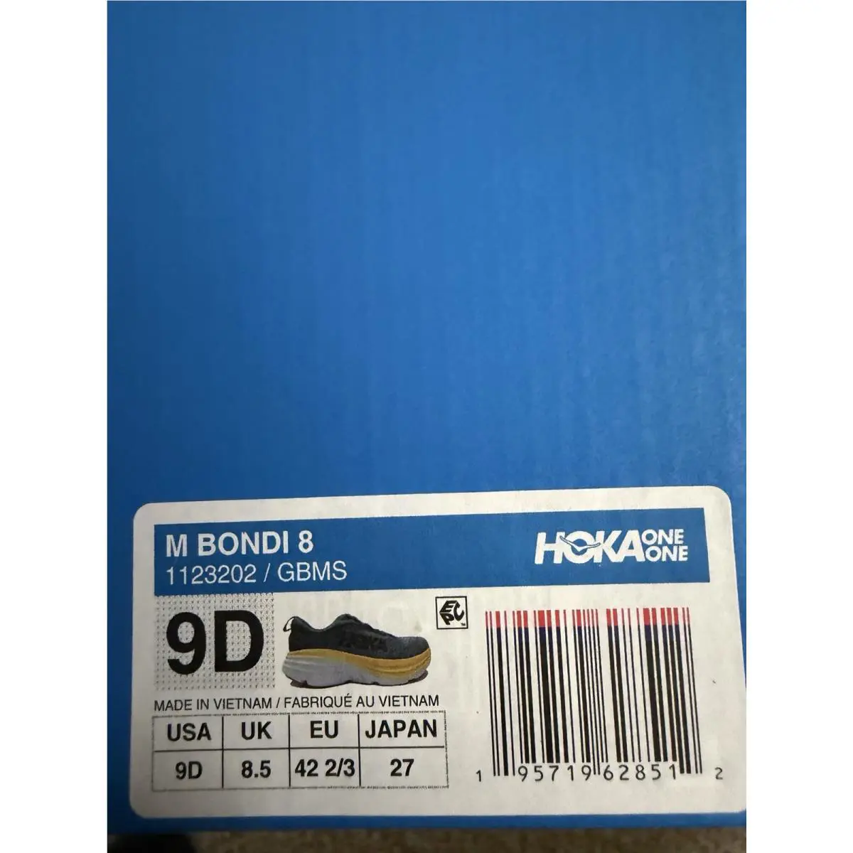 Hoka shoes - Hoka One One HOKA Bondi 8 - 1123202-GBMS - Blue 3