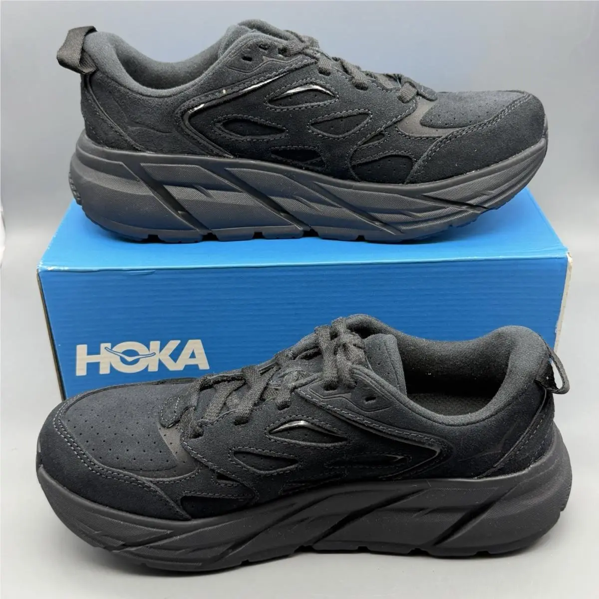 Hoka shoes - Hoka One One Clifton L - 1122571 - Black (UPC: 0196565519276) 1