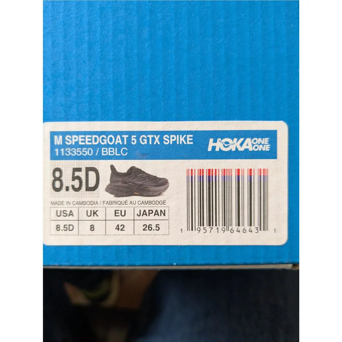 Hoka shoes - Hoka One One Speedgoat 5 - 1133550F-BBLC - Black 4