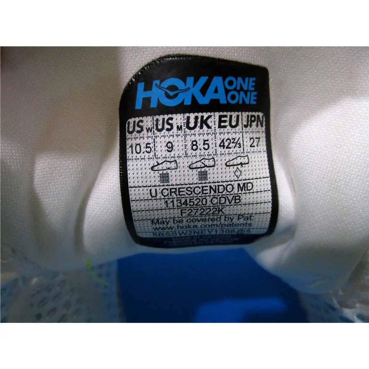 Hoka shoes - Ceramic / Diva Blue 4