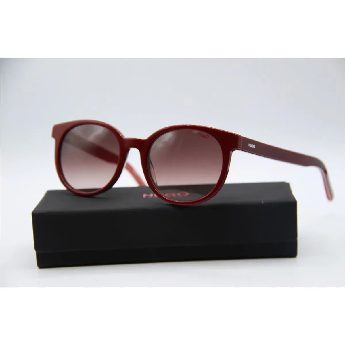 Hugo Boss HG 1011/S C9AHA Drk Red Gradient Sunglasses W/case 52-20