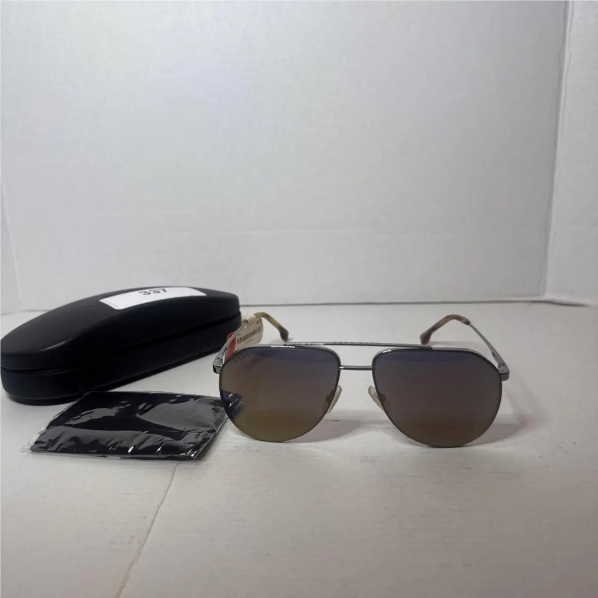 1326/S 06C5/VP Sunglasses Brown Ruthenium/brown Gold Lens 60mm 15 145 by Hugo Boss