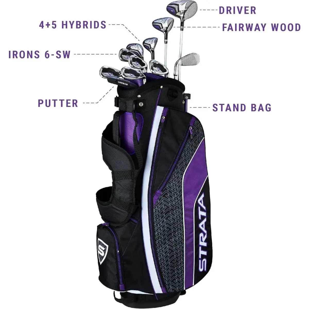 Callaway  - Strata Ultimate - Strata Ultimate - 4PKR190816007 - Purple (UPC: 0190228630827) 13