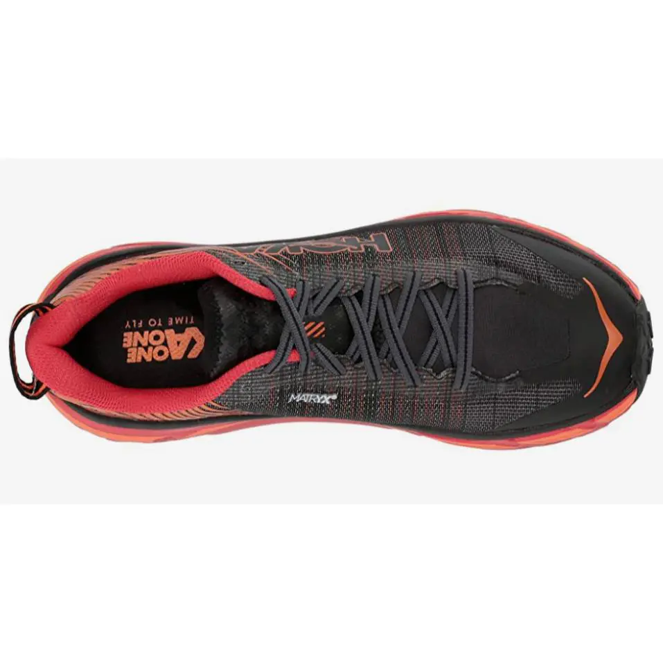 Hoka shoes - Black / Poppy Red 0