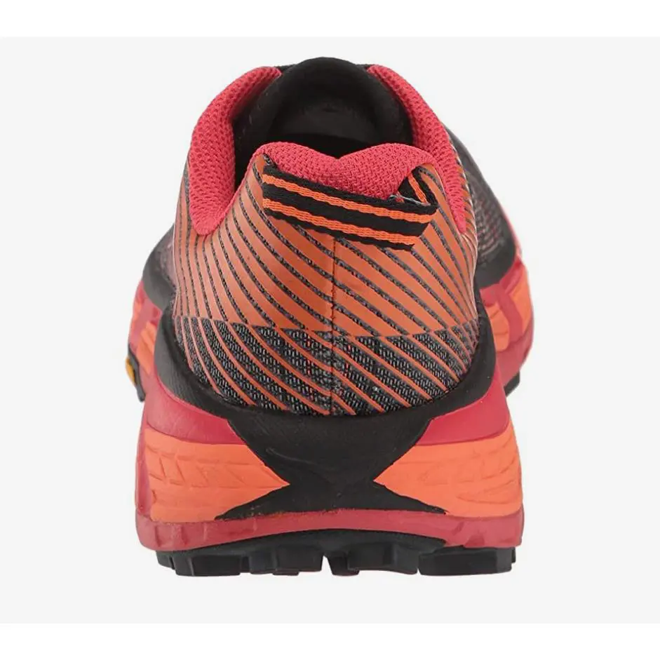 Hoka shoes - Black / Poppy Red 3
