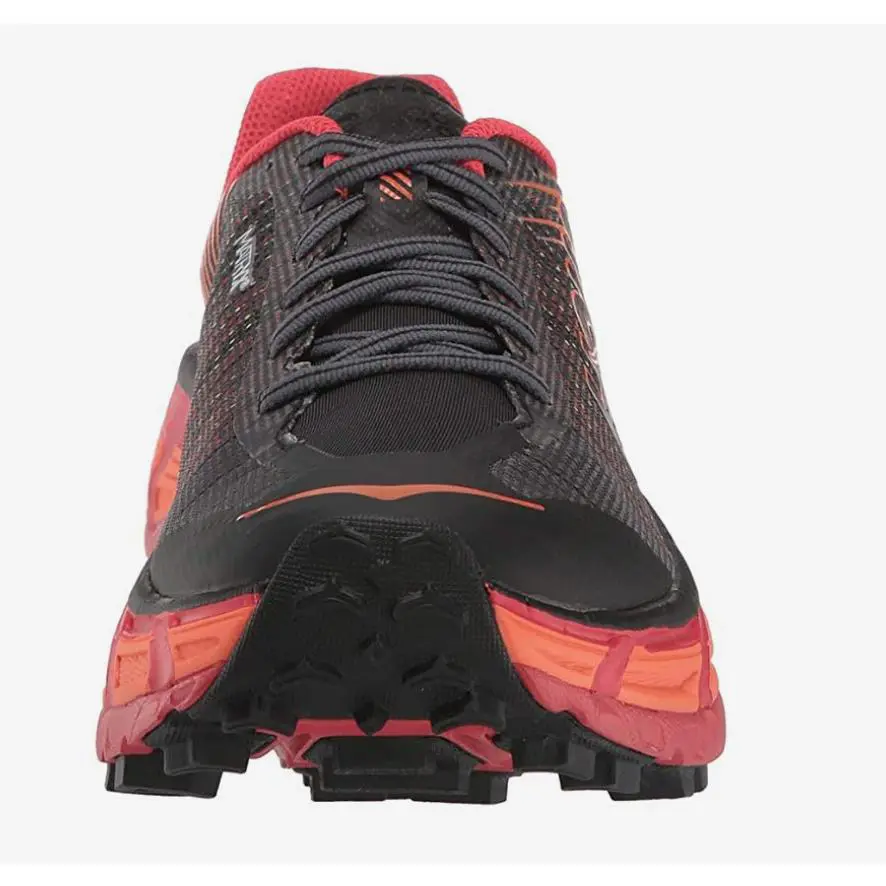 Hoka shoes - Black / Poppy Red 5