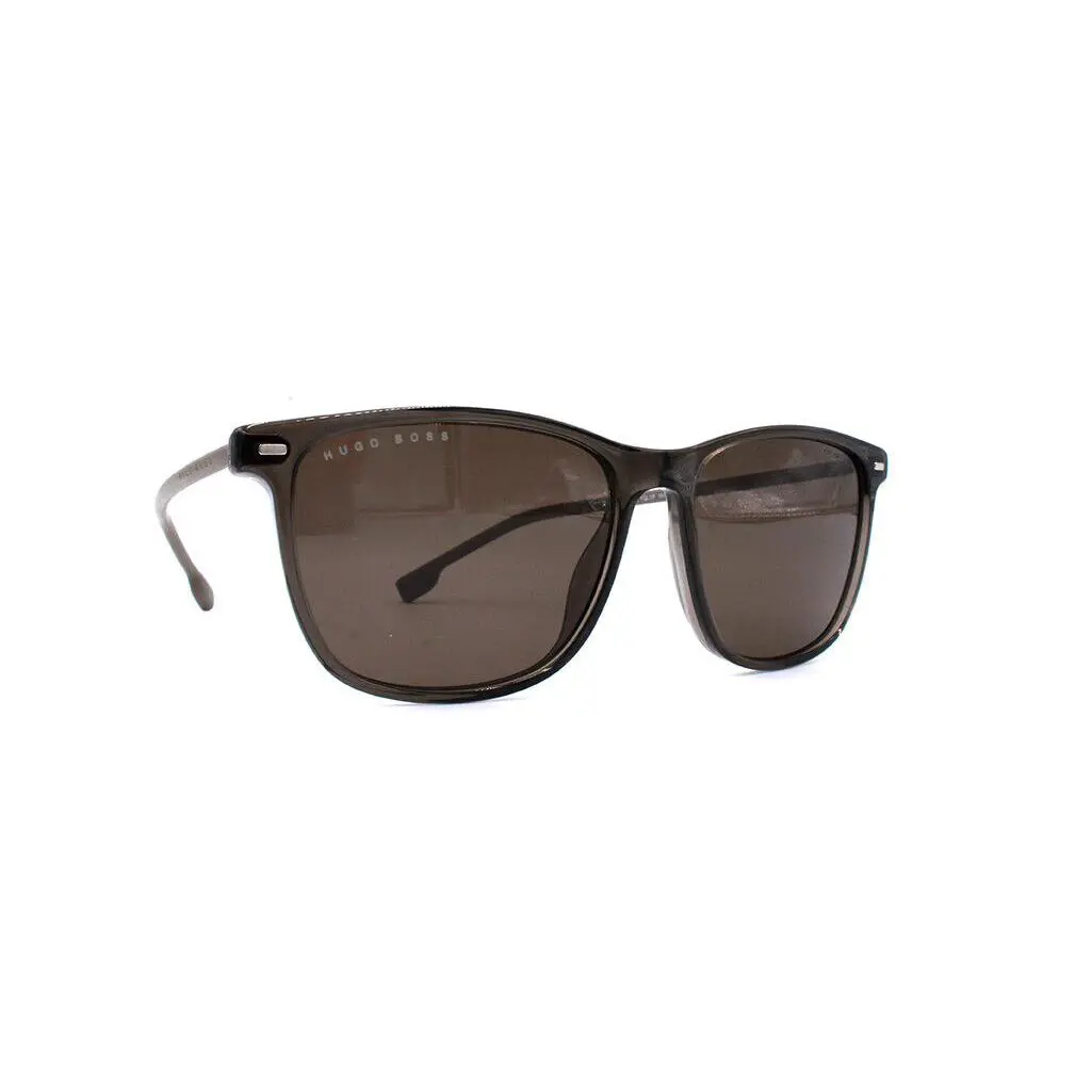 Hugo Boss 1009/S Yqlsp Grey Beige Sunglasses Polarized Brown Lenses 56-16-145 - Frame: Gray, Lens: Brown