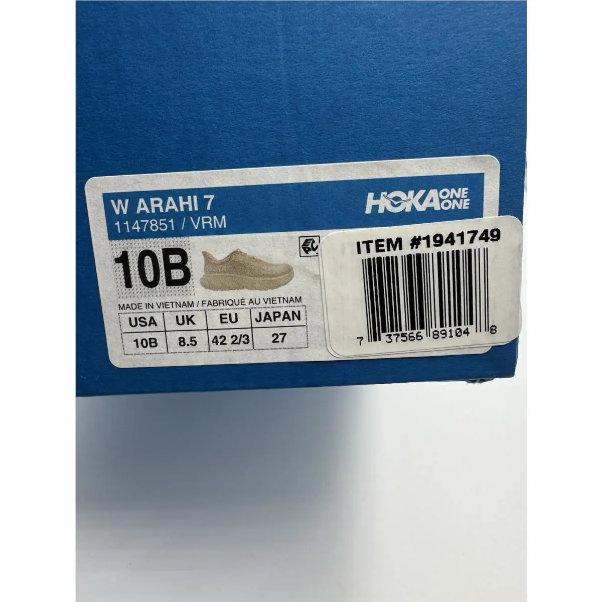 Hoka shoes - Hoka One One Arahi 7 - 1147851 - Vanilla / Cream 6