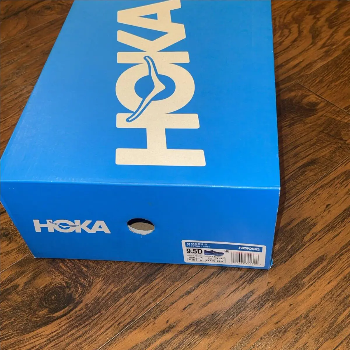 Hoka shoes - Hoka One One Mach 6 - Blue (UPC: 197634512549) 7