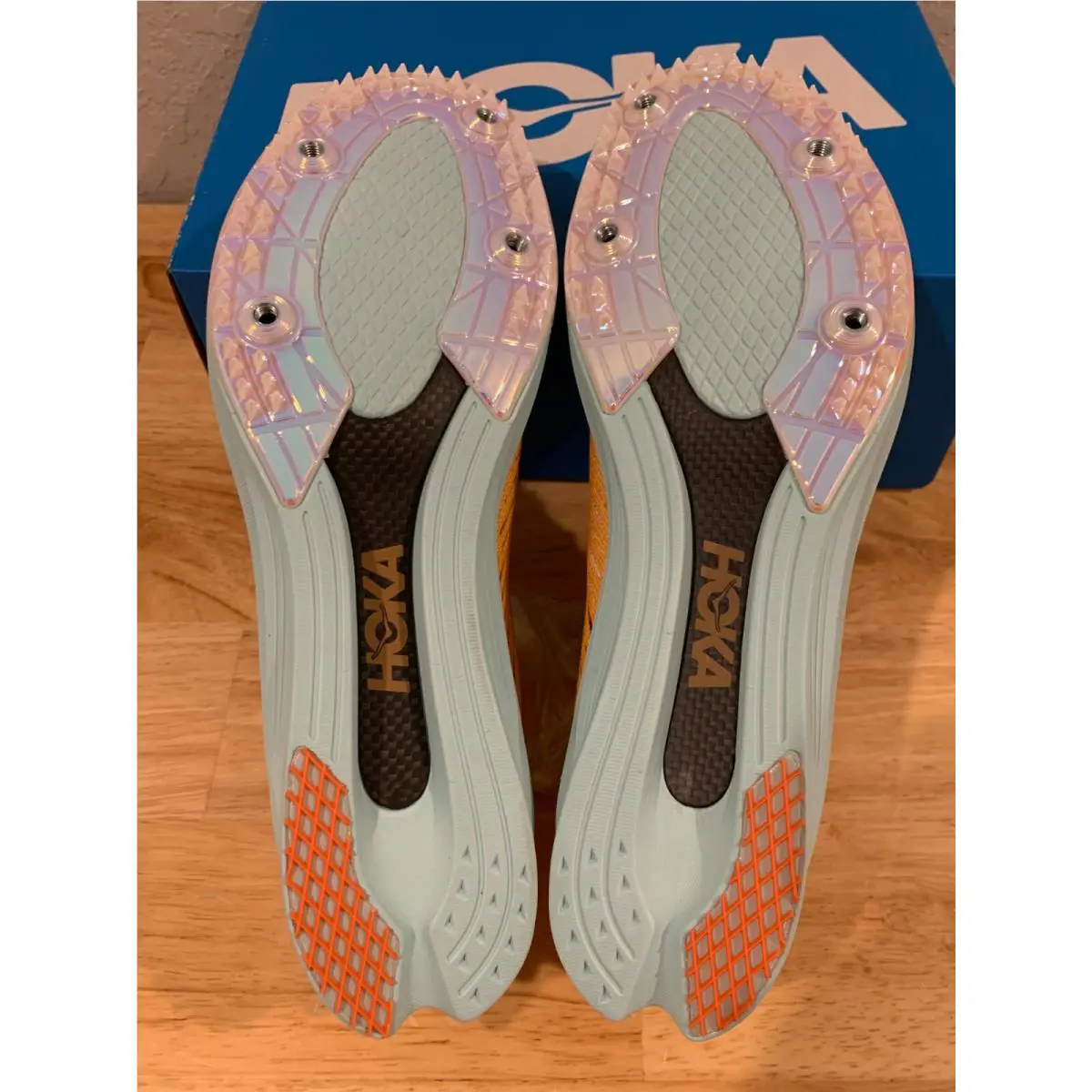 Hoka shoes - Hoka One One Cielo X - Orange 3