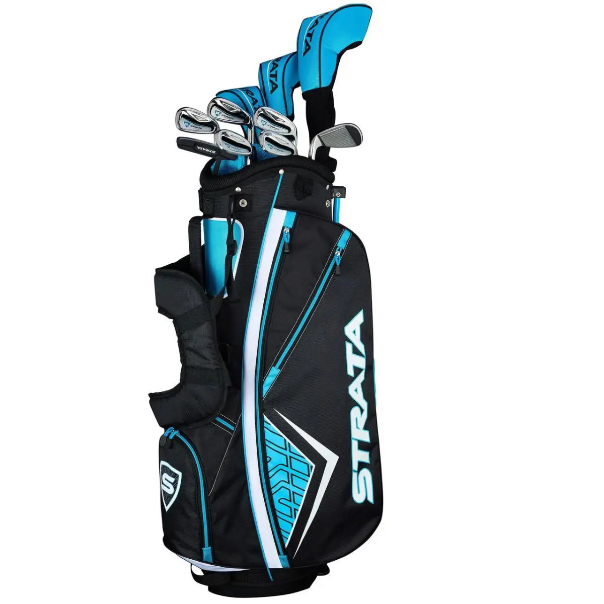 Callaway Strata Plus 14-Piece Women`s Complete Package Golf Set - Blue and Black