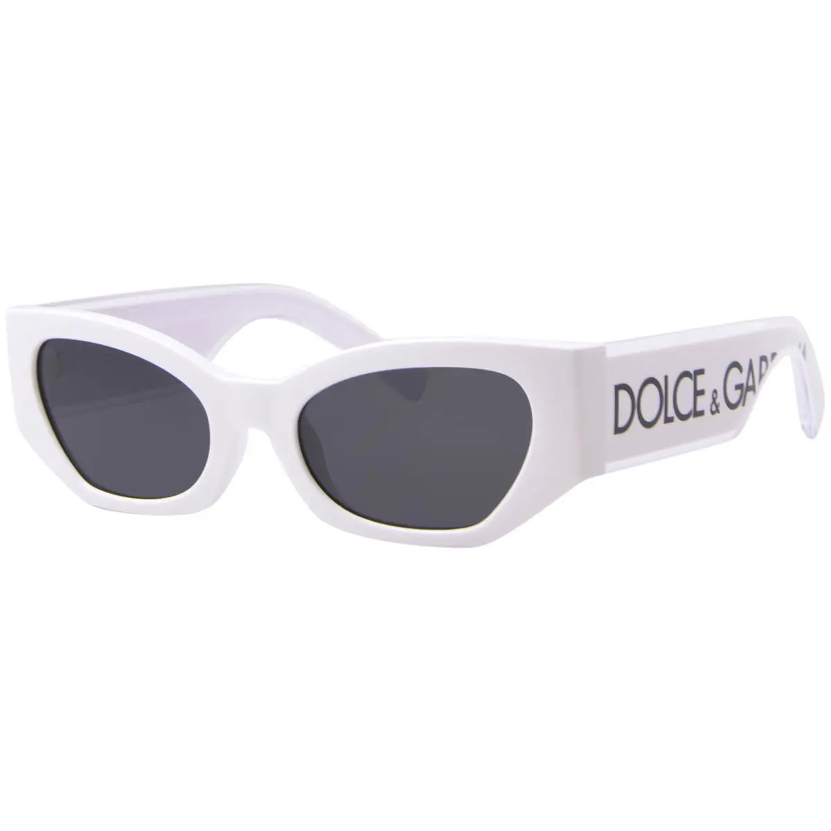 Dolce Gabbana DX6003 331287 Sunglasses Youth Kids Girl`s White/dark Grey 48mm by Dolce & Gabbana