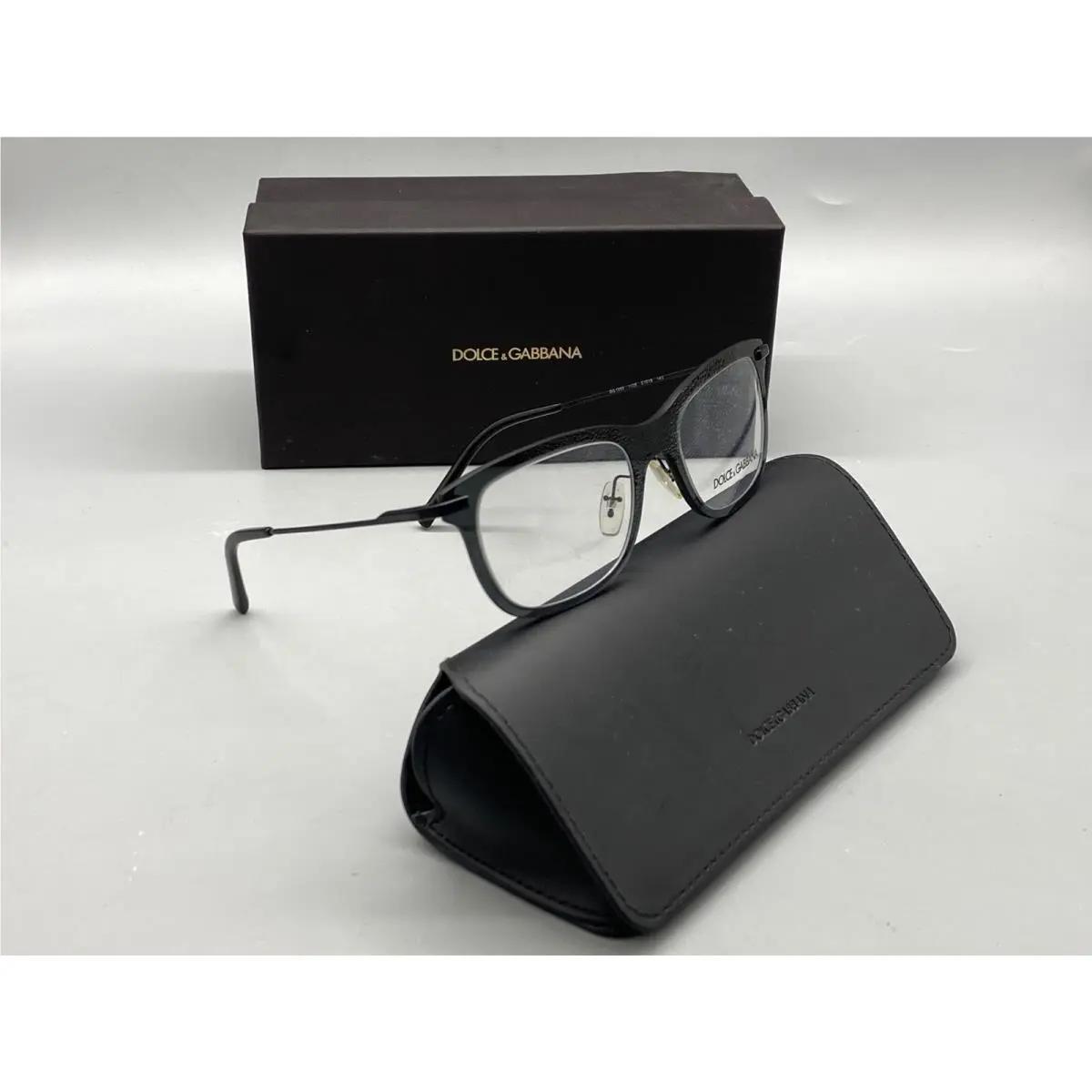 Dolce Dolce & Gabbana DG1293 1106 Gabbana DG1293 1106 Eyeglasses Black 51-19-140 Unisex RX Frame